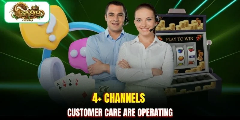4+ channels Customer Care are operating