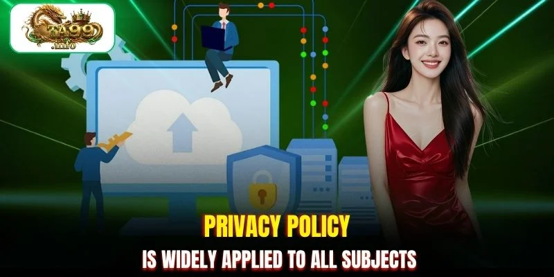 Privacy Policy is widely applied to all subjects