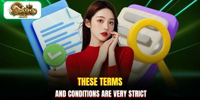 These Terms and Conditions are very strict